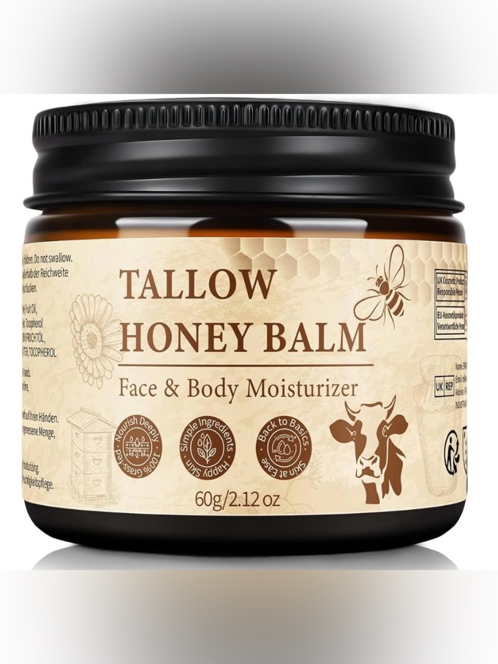 PNCTHO Tallow Honey Balm Face & Body Moisturizer 60g New Sealed